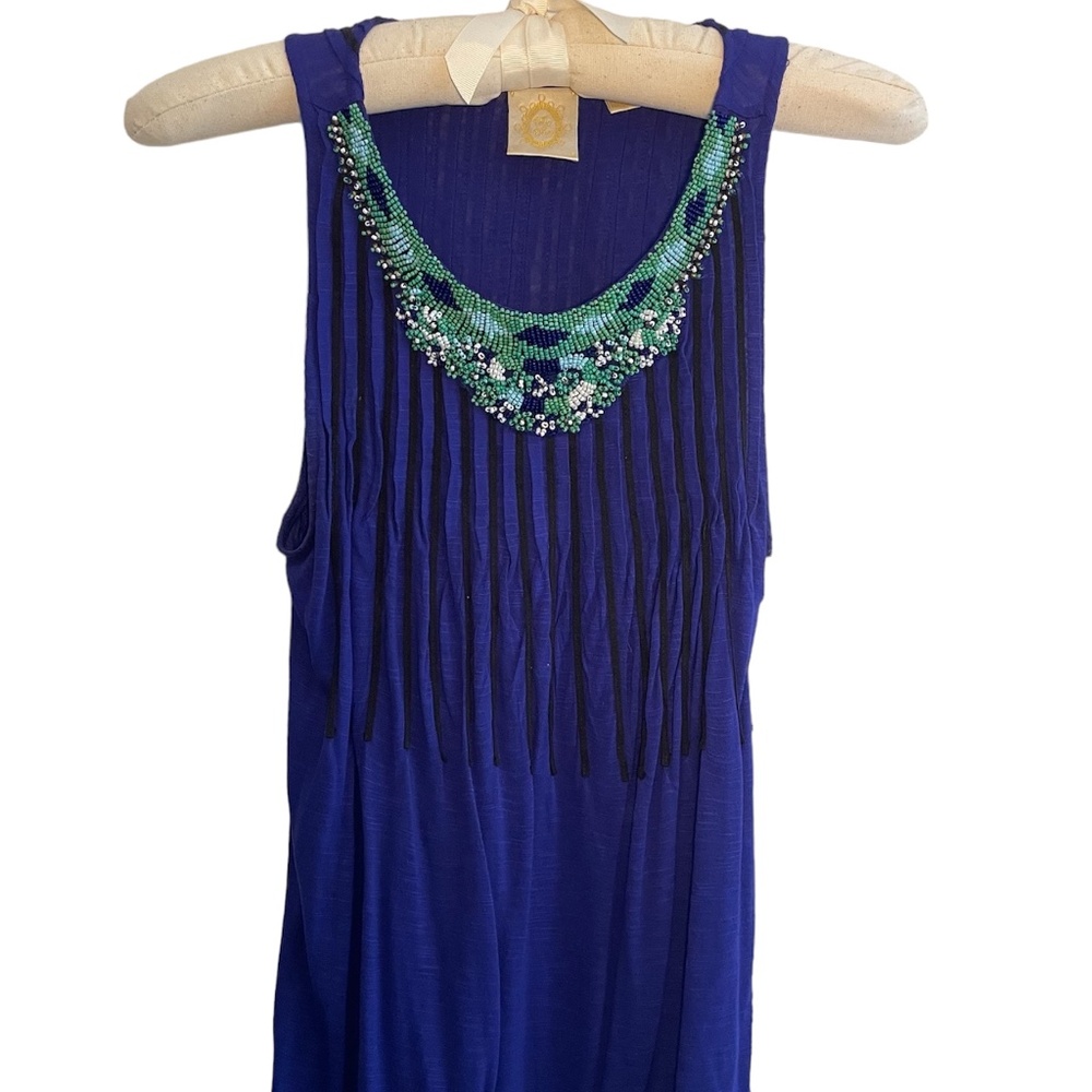 Anthropologie Beaded Top Size XS